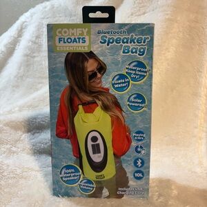 Comfy Floats Yellow Bluetooth Speaker Bag